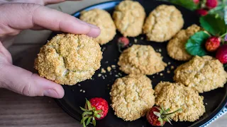 Keto coconut cookies with only two ingredients! Delicious and sugar free! Burn bally fat.