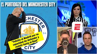 EL PARTIDAZO DEL MANCHESTER CITY. Pep Guardiola, impresionado con lo hecho por el Madrid | Champions