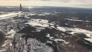 Norwegian B737 Landing Oslo Gardermoen