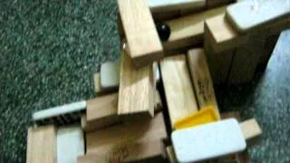 Amazing Jenga Block Marble Zig- Zag