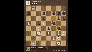 Mikhail Botvinnik vs Shebarschin • Tournament, 1926