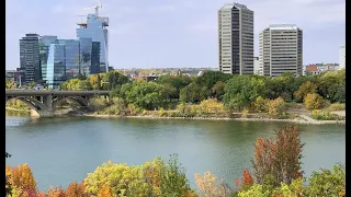 Late Autumn Walking tour in Saskatoon, Saskatchewan [4K]