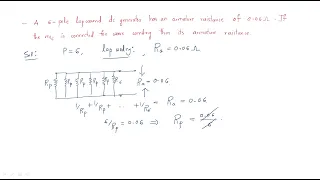 Lap winding and wave Winding | Armature Resistance | Examples | DC Machines | | Lec-14