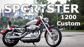 Sportster 1200 CUSTOM |  04 H-D XL Custom Ride & Review