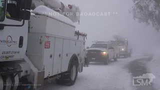 02-28-23 Big Bear Lake to Lake Arrowhead, CA-Highway Closed from Blizzard