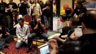 Corey Haim and the Guys singing People Are Strange