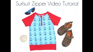 Swimsuit Zipper Tutorial