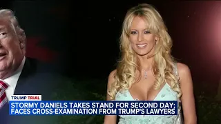 Stormy Daniels takes stand for second day in Trump trial
