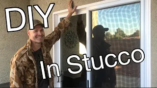 DIY Sliding Patio Door Installation (In Stucco)