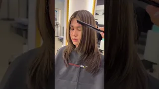 highlight#video #hair #color #reels #peekaboo #highlight #shortvideo #haircut #hairstyle #smoothing