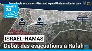 "Opération" de l'armée israélienne : début des évacuations à Rafah • FRANCE 24