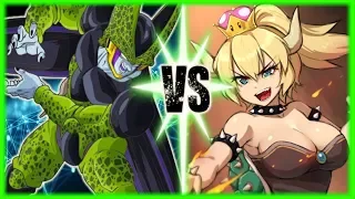 Perfect Cell Vs Bowsette (Ft.Bulma Bunny)