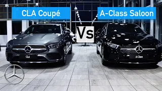 Mercedes CLA Coupé vs A Class Saloon | In depth Comparison