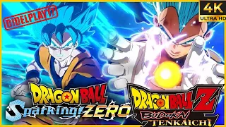 DRAGON BALL Sparking ZERO VS DRAGON BALL BT 1.2.3 / Goku vs Vegeta Gameplay #4k 60FPS