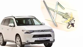 ЗАМЕНА ПЕРЕДНЕГО СТЕКЛОПОДЪЕМНИКА | MITSUBISHI OUTLANDER GF FRONT WINDOW REPLACEMENT