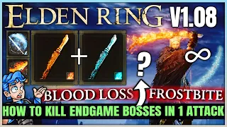 New 1.08 Best Weapon Build is Actually BROKEN OP - Fire Frost Jump = MASSIVE Damage - Elden Ring!