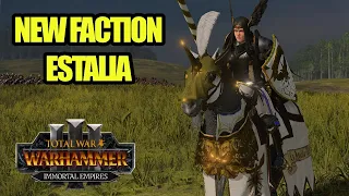 NEW Playable faction - ESTALIA -  Immortal Empires - Total war Warhammer 3 - Mod Review