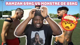 COMBAT MMA| RAMZAN 69kg vs MONSTRE DE 85KG (YFC12)- REACTION