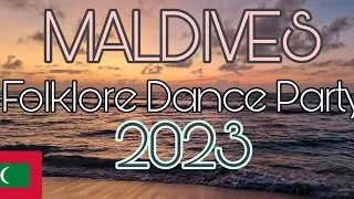 Maldives traditional night at bikini beach local island Mahibadhoo December 2022 Fun Dance and Show