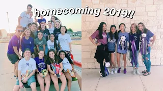 HOCO WEEK 2019 ◡̈ | dress up week, texas hoco mums, pep rally!