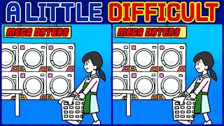 【Spot the Difference】 A Little Difficult Spot The Difference Game For Beginners | Find 3 Differences