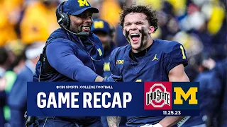 No. 3 Michigan TAKES DOWN No. 2 Ohio State for a 3rd straight season I Game Recap I CBS Sports