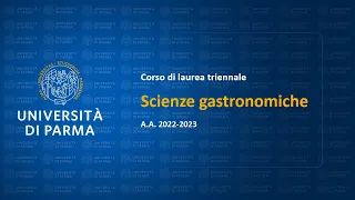 CdL Triennale in Scienze gastronomiche