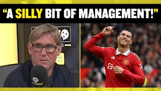 NAIVE! 😳 Danny Murphy says Ten Hag is causing himself problems by trying to bring Ronaldo on late