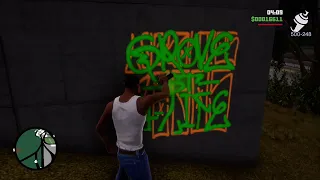 GTA SA Что будет если закрасить все граффити