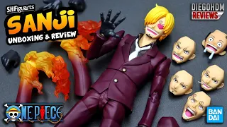 SANJI ONE PIECE SH Figuarts Bandai Unboxing e Review BR / DiegoHDM