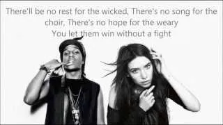 LYKKE LI : "NO REST FOR THE WICKED" Feat A$AP ROCKY (LYRICS)