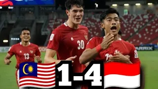 AFF Suzuki Cup 2020 (Full Match) Malaysia 🇲🇾 1-4 🇮🇩 Indonesia