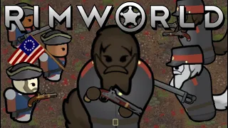 I Fought An Army Of Furries For Resources In RimWorld As The Continental Army [EP8]