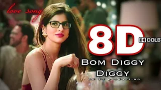 8D Bom Diggy Diggy || Dolby 8D sound || AR 3D production //love song