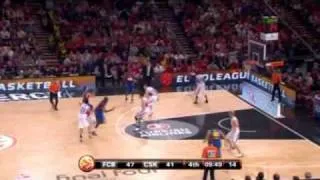 Euroleague 2010 Final Four Paris : Regal Barcelona - CSKA Moscow 64-54 (7-5-10) Highlights