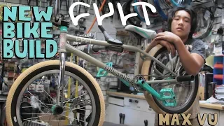 MAX VU BUILDS NEW TOO SHORT Cult BMX BIKE