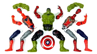 Merakit Mainan Hulk dan Spider-Man Avengers Superhero Toys