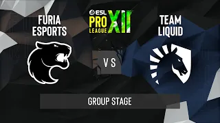 CS:GO - FURIA vs. Team Liquid [Nuke] Map 1 - ESL Pro League Season 12 - Group Stage - NA