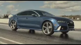 QUICK ! Modified Audi RS7 vs 2020 Tesla Model 3 LR with Acceleration Boost, 1/4 mile