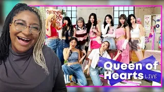 DISCOVERING TWICE (4) - TWICE "Queen of Hearts" Live Clip  |  FLOWER TAKEOVER