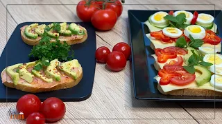 belegte Brötchen I Frühstück I leckerer Partysnack schnell & einfach