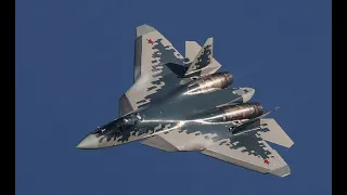 Su-57 aerobatic maneuvers, wish peace in whole World to see this beauty only on air shows