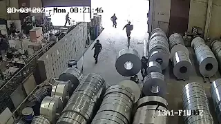 Mason-factory-steel-coil-accident-Video-2012 / steel-coil-accident-2012