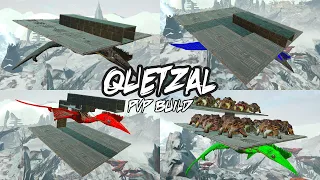 Quetzal build PvP | Platform building | Official settings hatchframe Quetzal | ARK Survival Evolved