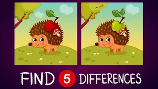 Find The Differences | 5 Best Spot The Difference Puzzles | Fun Puzzles For Kids | Mango Kids