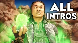 MORTAL KOMBAT 11 Shang Tsung All Intros Dialogue Character Banter MK11