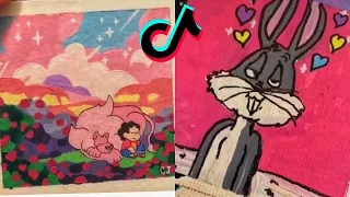 People Painting Things on TikTok for 7 Minutes Straight Part 38 | Tik Tok Art