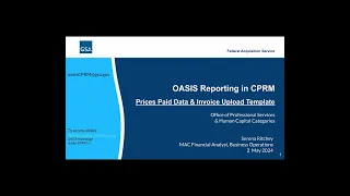 OASIS CPRM Prices Paid Data (PPD) Invoice Upload Template 02MAY24