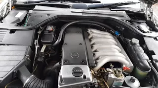 Mercedes Benz S300 TD 1997 start engine