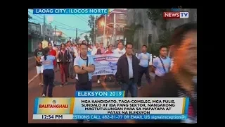 BT: Mga kandidato, taga-COMELEC, mga pulis, sundalo at iba pang sektor, nangakong magtutulungan